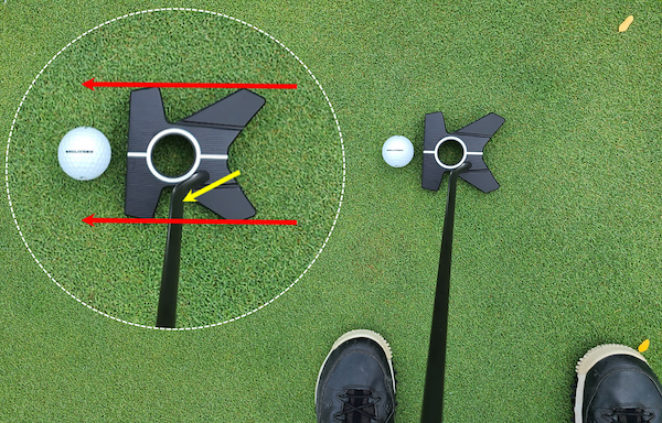 ストレートパッティング完璧保証 - イーブンロールゼロトルクバランス