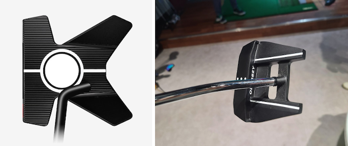 Every golfer's favorite putter - the Odyssey Big Seven TOE UP